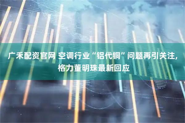 广禾配资官网 空调行业“铝代铜”问题再引关注, 格力董明珠最新回应