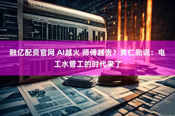 融亿配资官网 AI越火 师傅越贵？黄仁勋说：电工水管工的时代来了